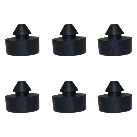 12031.01 Grille Mounted Hood Stop Support (6) Fit's 87-95 YJ Wrangler 4007504