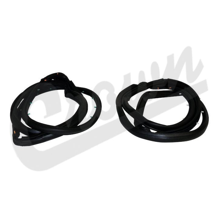 Door Weatherstrip Kit 5017462k fits 97-06 Jeep Wrangler TJ