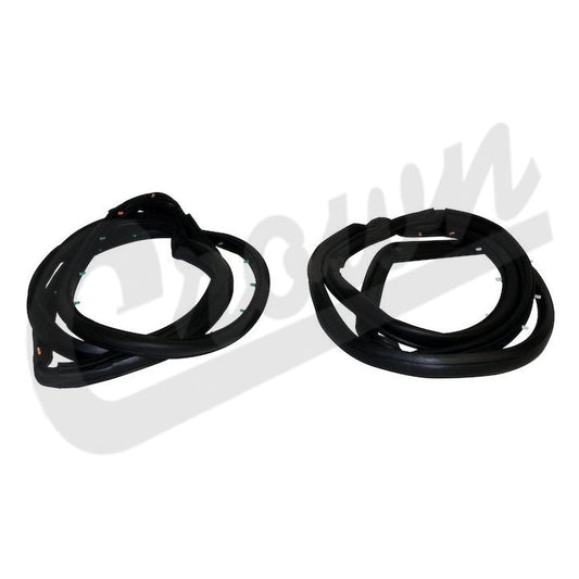 Door Weatherstrip Kit 5017462k fits 97-06 Jeep Wrangler TJ