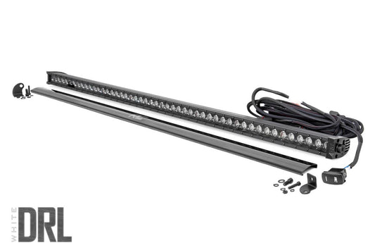 50 Inch Black Series LED Light Bar | Single Row | Cool White DRL 70750BLDRL