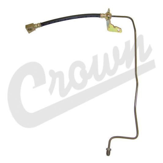 Brake Hose (Rear Left) 52128431AC 16733.17 fits 03-06 Jeep Wrangler TJ
