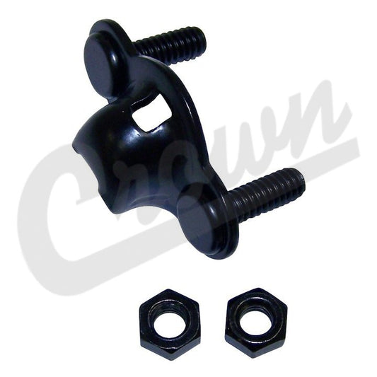 Hood Catch Bracket (Upper) 55009343 fits 41-95 Jeep CJ5 CJ6 CJ7 CJ8, YJ Wrangler
