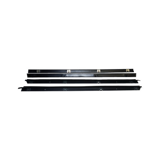 82-95 Jeep CJ & YJ Wrangler Full Hard Door Glass Weatherstrip Master Kit 55024255MK
