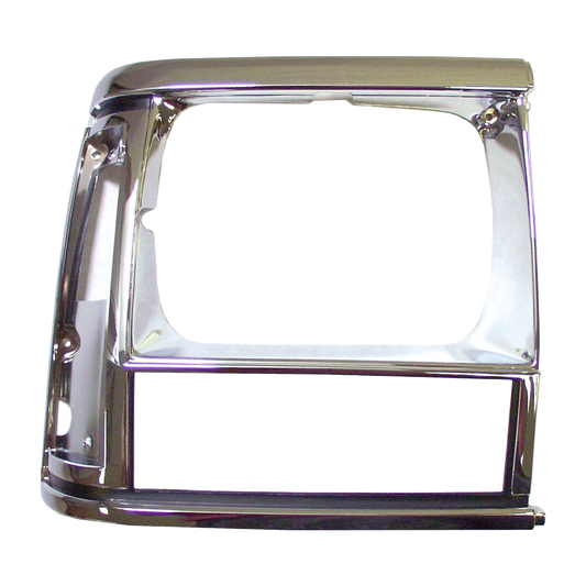 91-96 Jeep XJ Cherokee XJ & Comanche Pass Chrome Headlight Bezel 55034078 12419.14