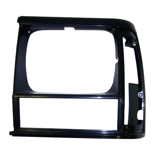 93-96 Jeep XJ Cherokee Drv Black Head Light Bezel Black 55054931 12419.15