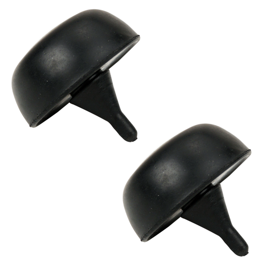 Hood To Windshield Frame Bumper 2 Pack Fits 1994-2006 Jeep Wrangler YJ & TJ | PORC Off Road Products | Replaces 55075590AB