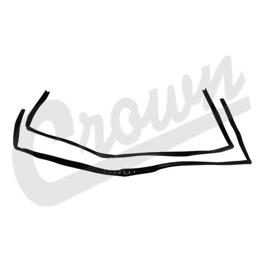 Door Glass Seal Kit 55395174k KD1012 fits 97-06 Jeep Wrangler TJ