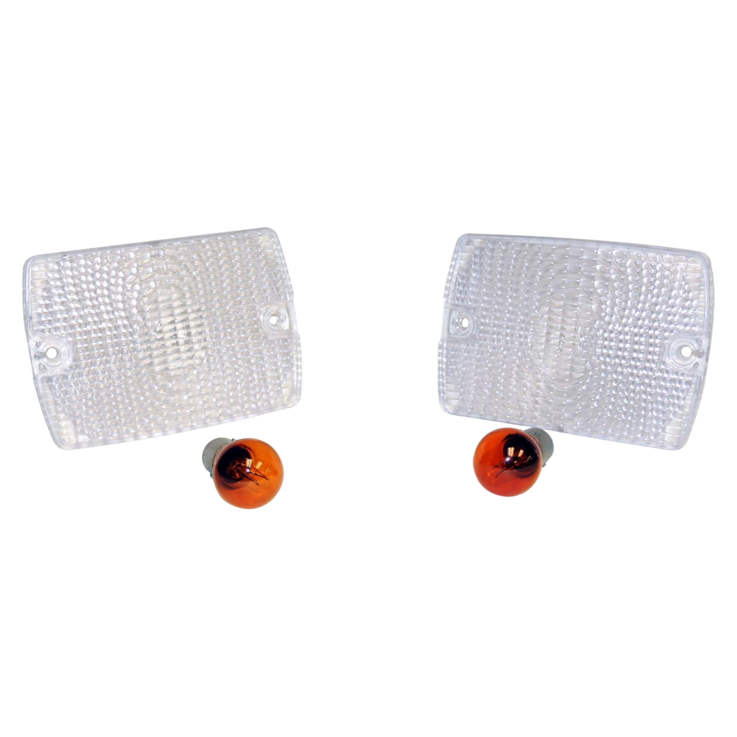 87-95 Jeep YJ Wrangler Clear Parking Lamp Kit 56001378CK RT28012