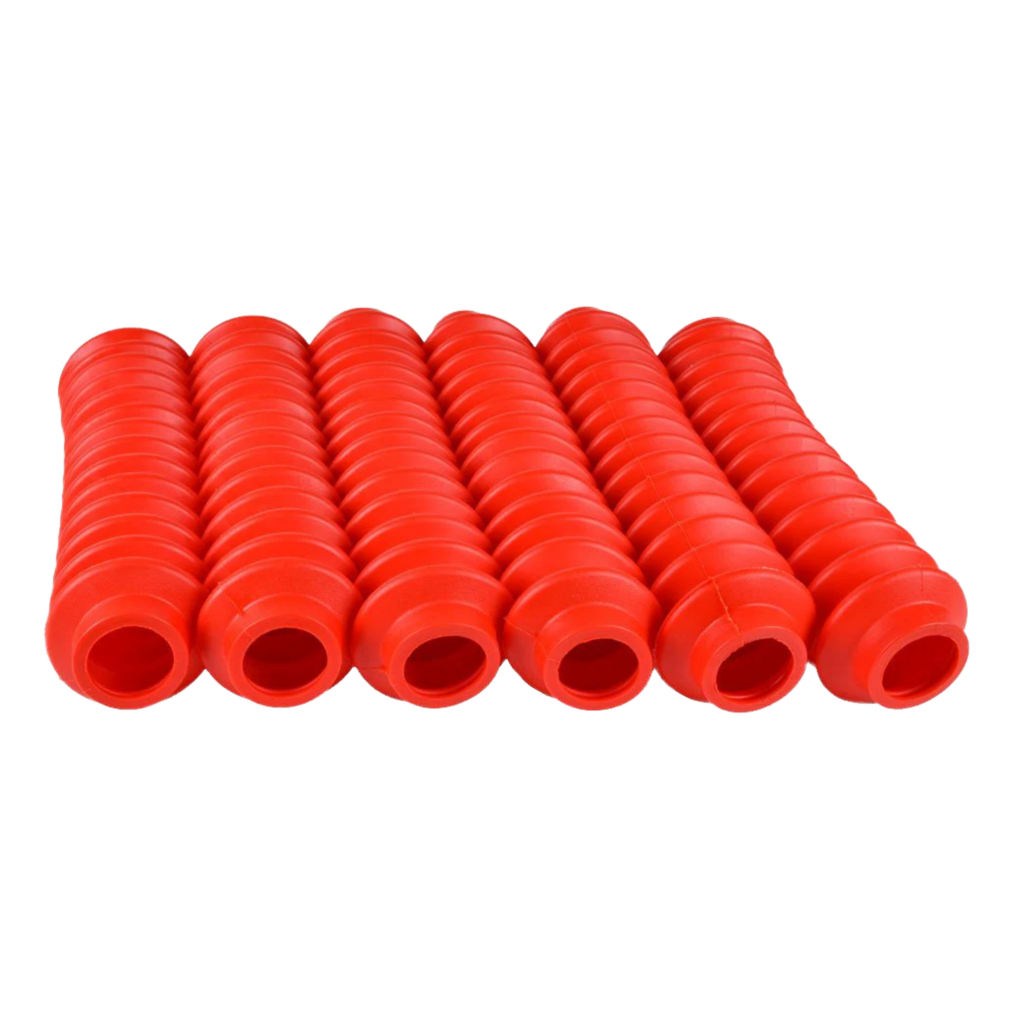 6 Shock Boots RED Fits Most Shocks for Jeep Universal Off Road Vehicles