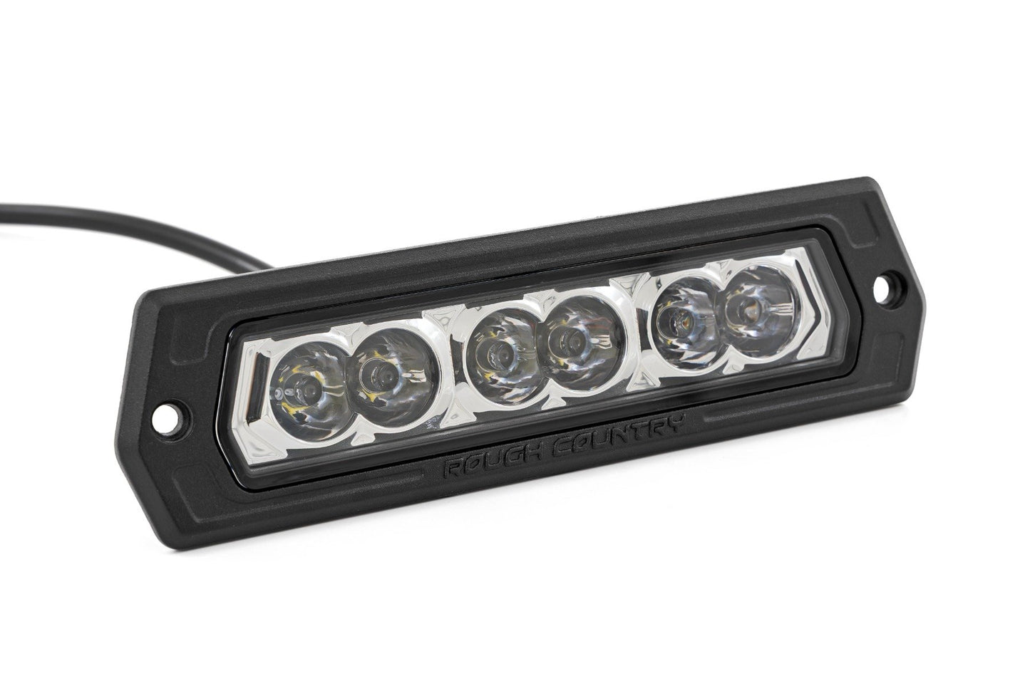 6 Inch Chrome Series LED Lights | Flush Mount | Pair 70916A