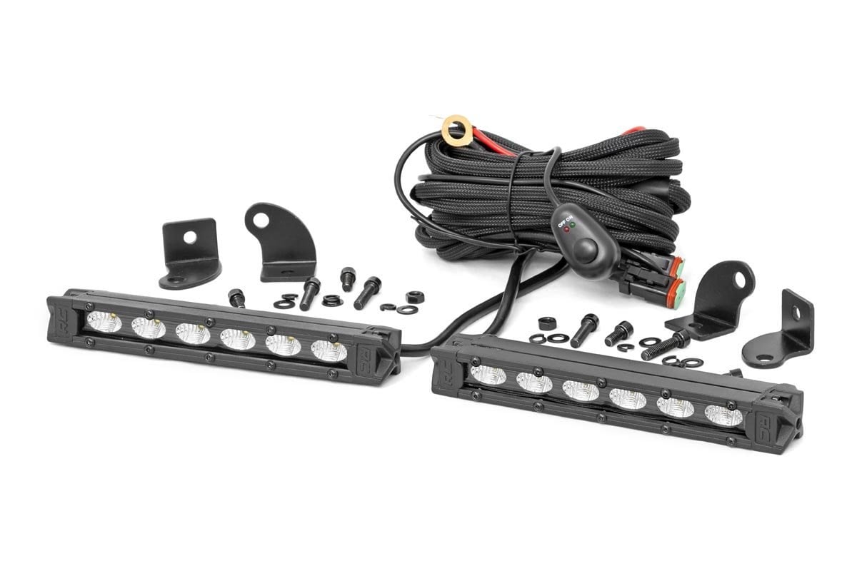 6 Inch Black Series LED Light Bar | Slim Line | Pair 70406ABL