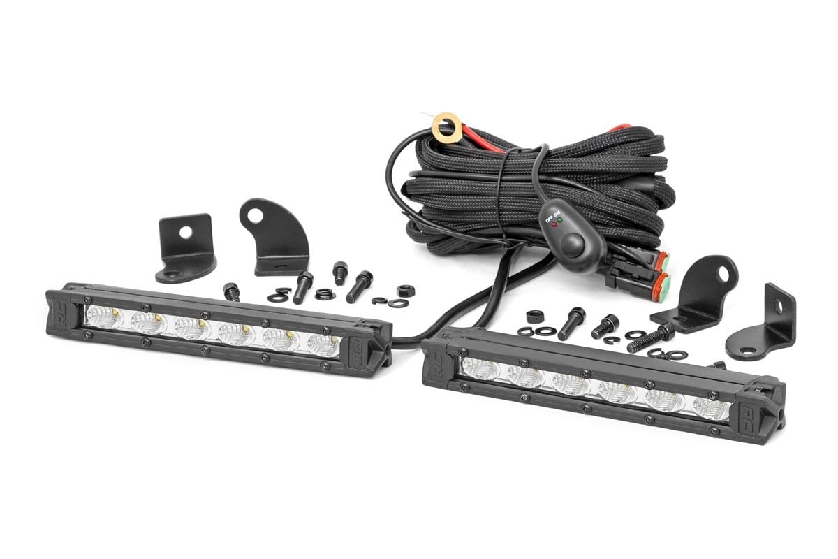 6 Inch Chrome Series LED Light Bar| Slim Line | Pair 70406A