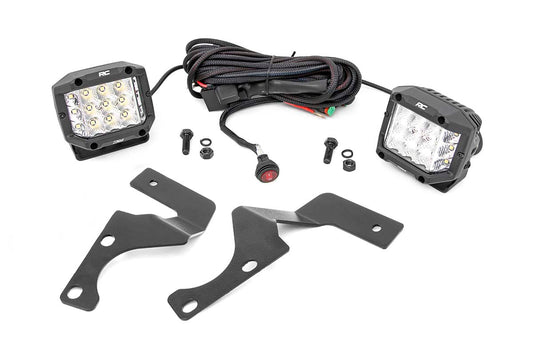 LED Light Kit | Ditch Mount | 3" Chrome Wide Angle Pair 70793