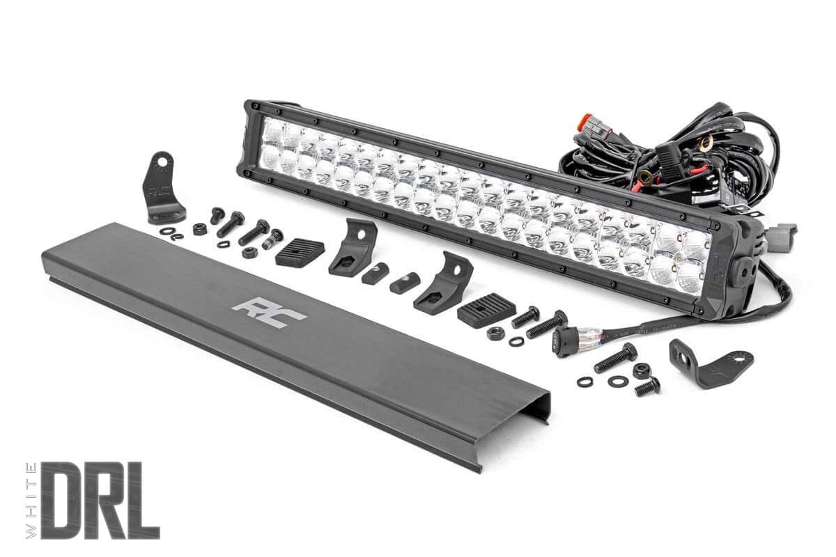 20 Inch Chrome Series LED Light Bar | Dual Row | Cool White DRL 70920D