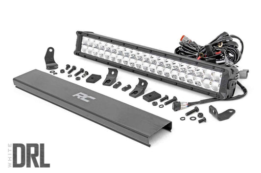 20 Inch Chrome Series LED Light Bar | Dual Row | Cool White DRL 70920D