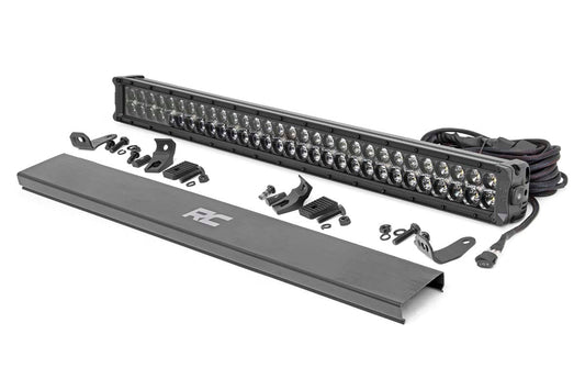 30 Inch Black Series LED Light Bar | Dual Row | Cool White DRL 70930BD