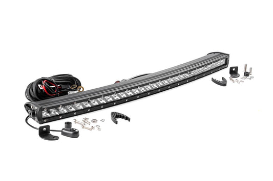 30 Inch Chrome Series LED Light Bar | Curved | Single Row 72730