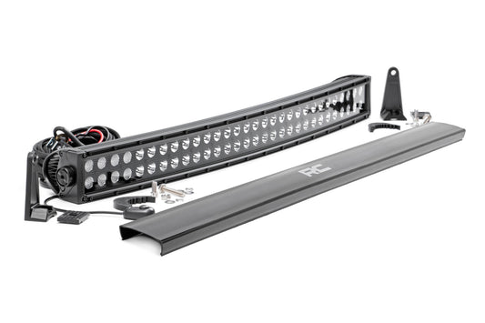 30 Inch Black Series LED Light Bar | Curved | Dual Row 72930BL