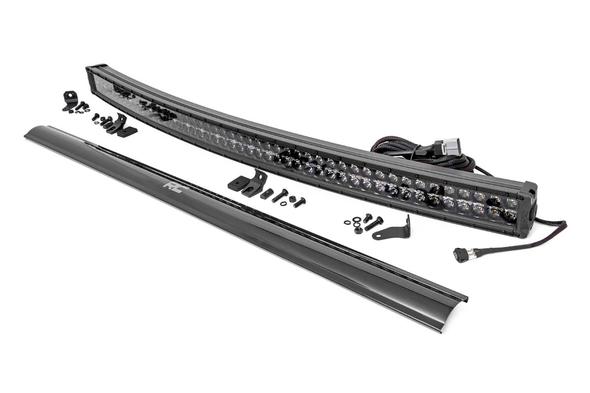 50 Inch Black Series LED Light Bar | Curved | Dual Row | Cool White DRL 72950BD