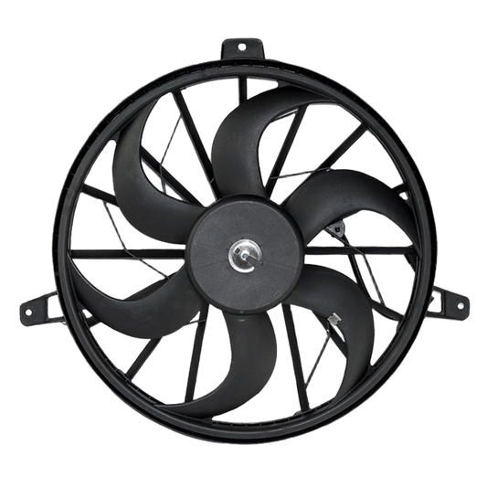 Radiator Cooling Fan Blade with Motor 2 Pin Connector Compatible with Grand Cherokee Liberty 52079528AB