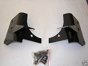 97-06 Jeep TJ Black Windshield Hinge Light Bracket 7608 11027.02