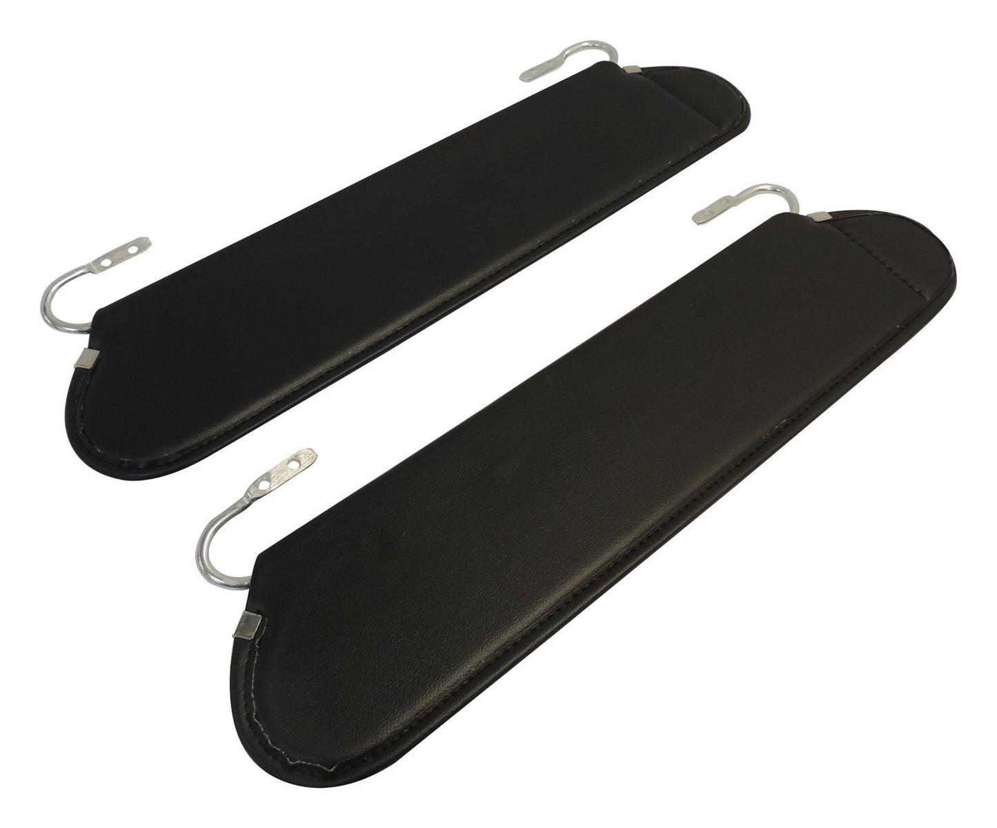 76-86 Jeep CJ Black Vinyl Sun Visor Set  RT54001