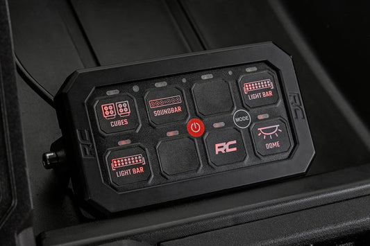 Bluetooth | 8 Gang Switch Panel | RGB Backlit Buttons | Multifunction Modes | 70975