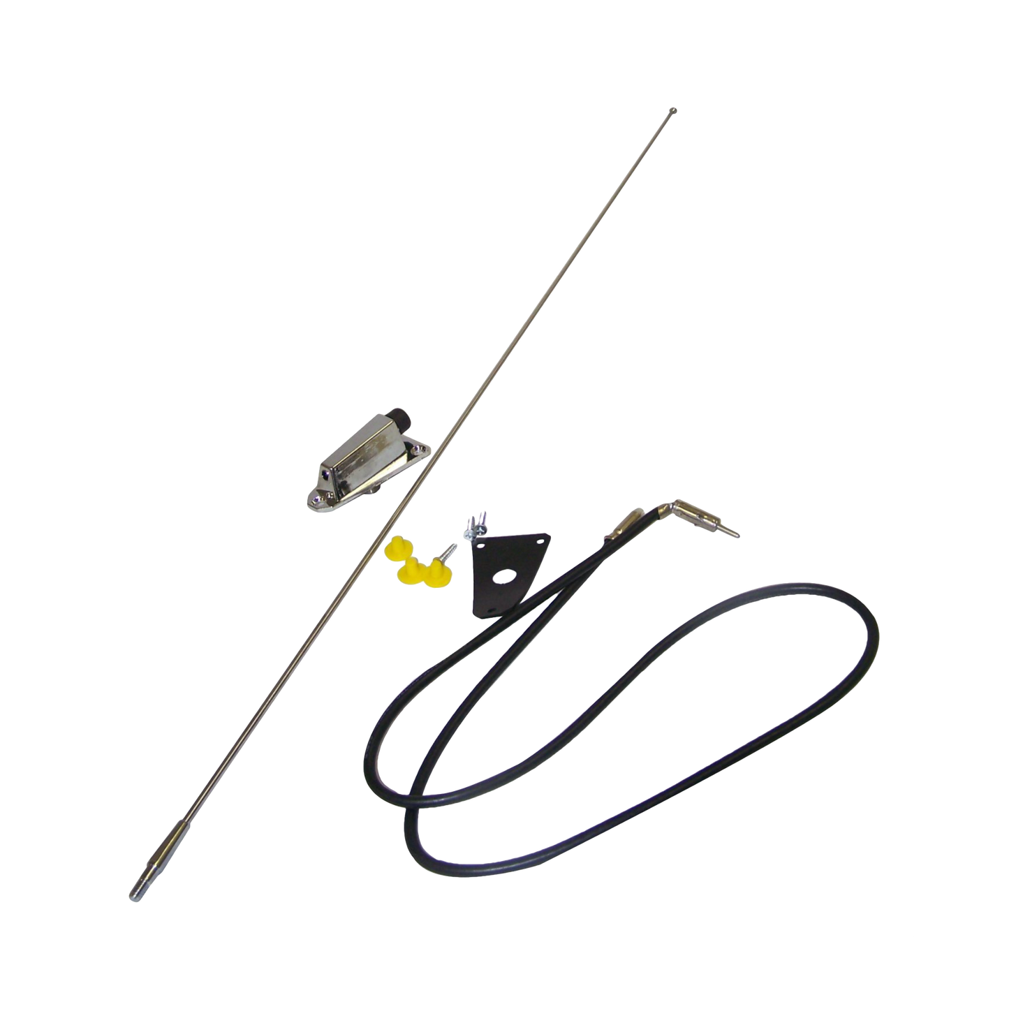 75-95 Jeep CJ & YJ Antenna Kit (Chrome) 8127842K 17214.01