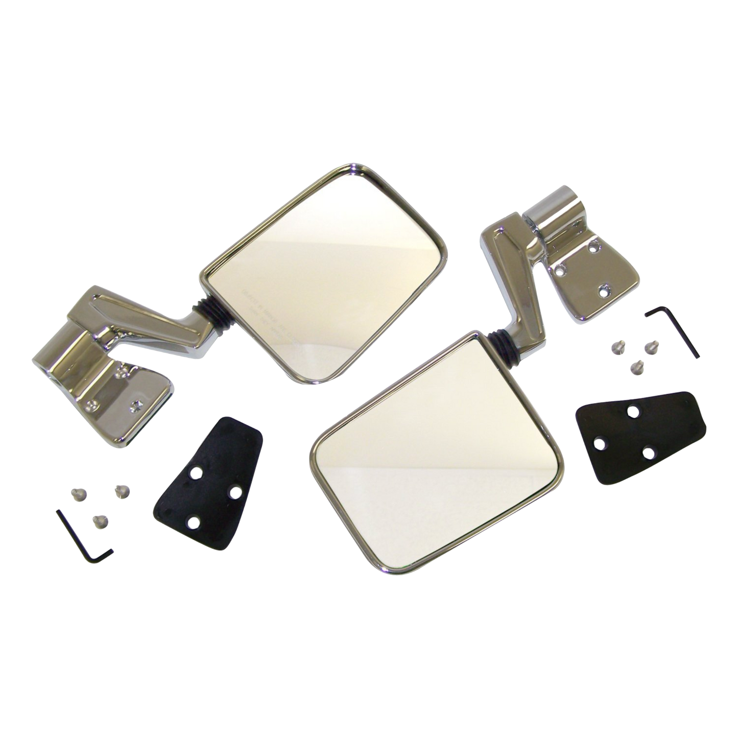 87-06 Jeep YJ & TJ Wrangler Chrome Mirror Set 82200834CK