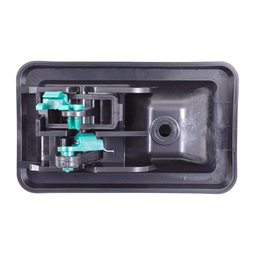 Driver and Passenger Inside Inner Textured Door Handles Compatible with Wrangler 55176477AB 55176476AB