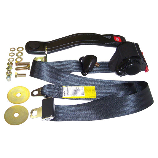 Jeep CJ & YJ Wrangler Three Point Retractable Seat Belt Kit BELT3 13202.01