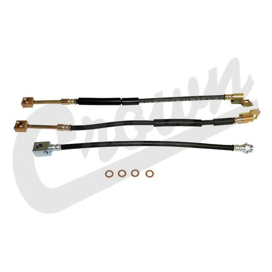 Brake Hose Kit BHK4 fits 87-89 Jeep Wrangler YJ