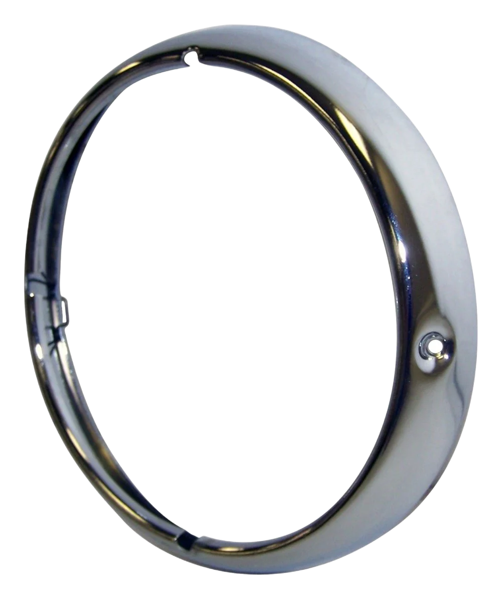 Jeep Headlamp Bezel J0649518 fits 55–71 Jeep CJ3B, CJ5, CJ6