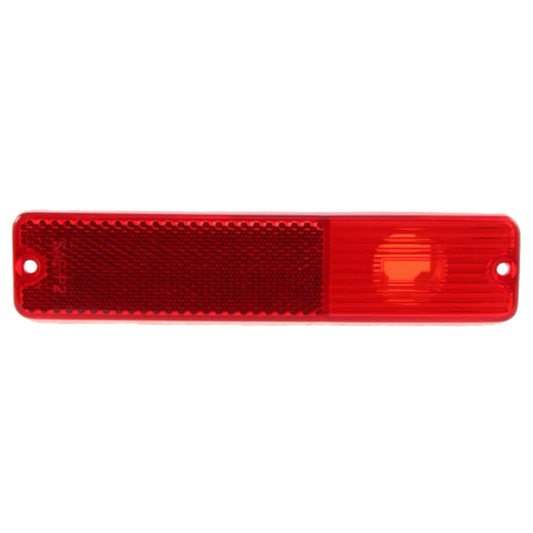 12401.03 | Side Marker Light Lens, Rear, Red | OE Reference: J0994021 | Fits 1972-1986 Jeep CJ