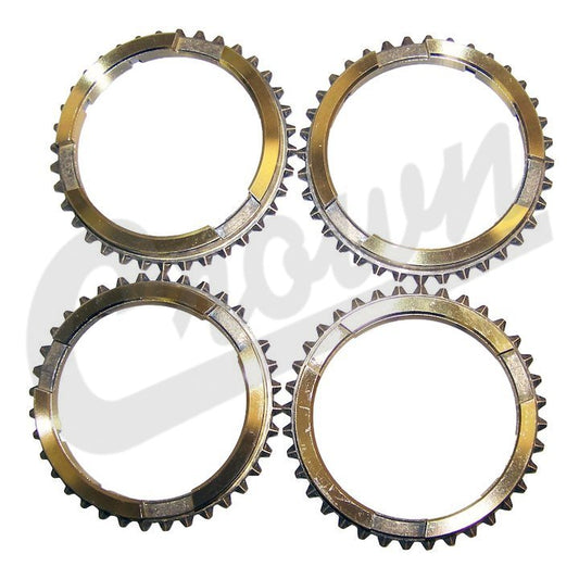 Blocking Ring Set (4 Rings) 8132378  fits 80-86 Jeep CJ5 CJ7 CJ8 SJ
