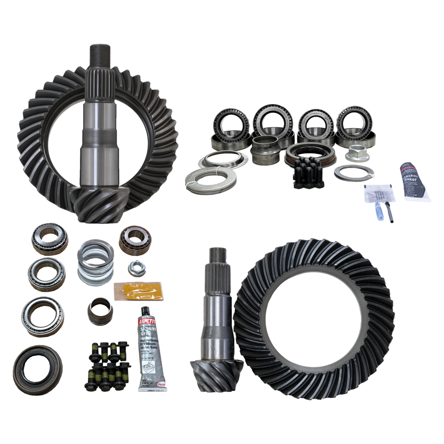 Jeep Wrangler JL Dana 35 Rear Axle 4.56-5.13 Ratio Gear Package Revolution Gear