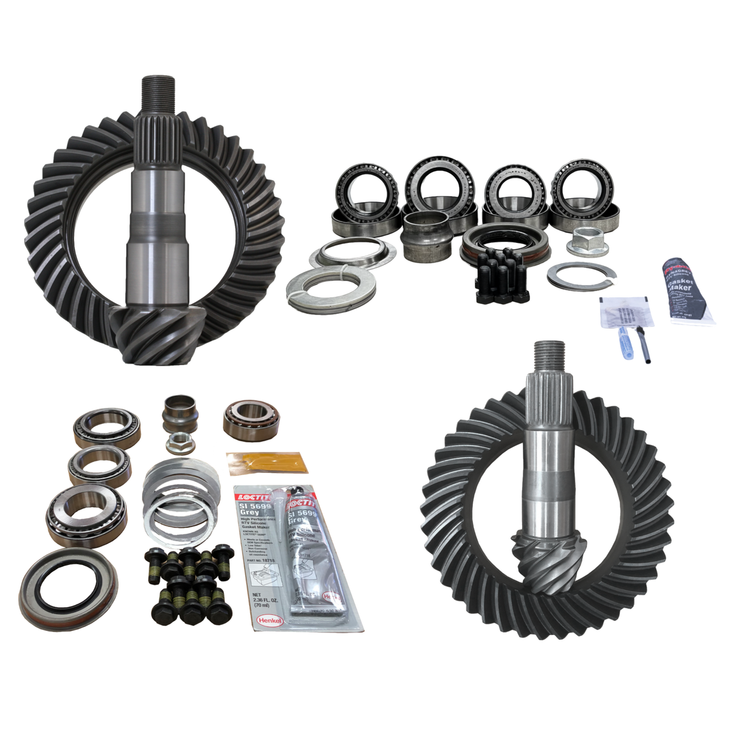 Jeep Wrangler JL Non-Rubicon Dana 44 Rear 4.56-5.38 Ratio Gear Package Revolution Gear