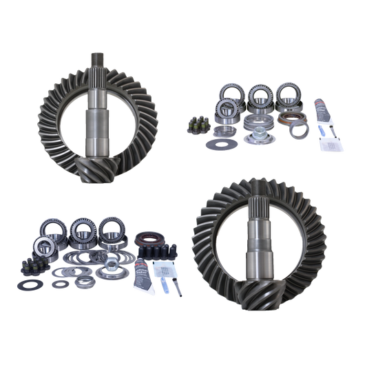 Jeep Wrangler TJ and Grand Cherokee Dana 35 Rear 3.73-5.13 Ratio Timken Bearing Gear Package Revolution Gear