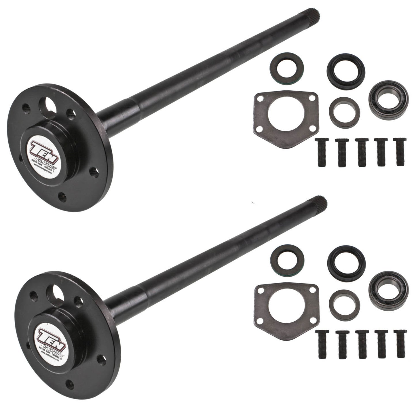 Ten Factory MG22133 30 Spline Rear Axle Kit for 87-90 Jeep Wrangler YJ with Dana 35