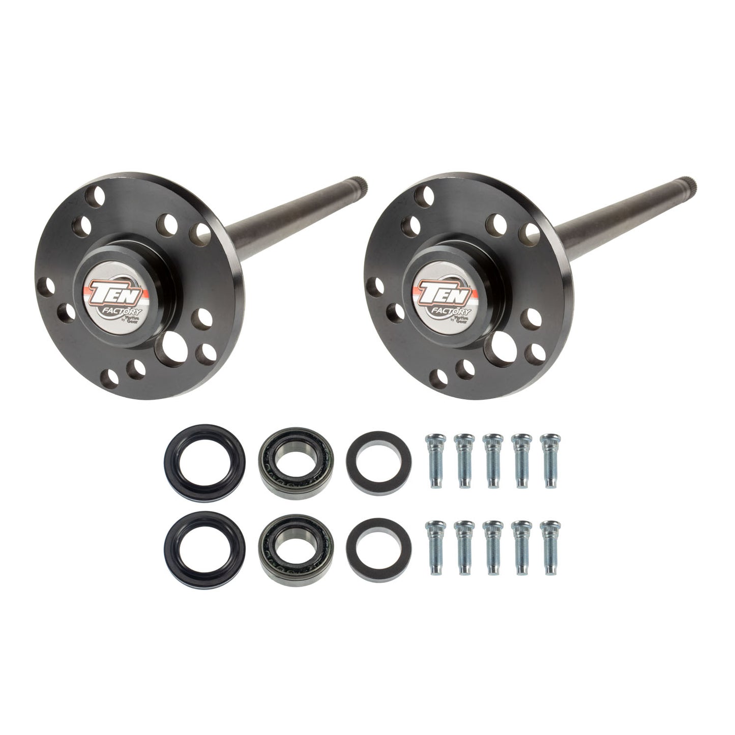 Ten Factory MG22137 35 Spline Rear Axle Kit for 97-06 Jeep Cherokee XJ, Wrangler TJ & Unlimited with Dana 44