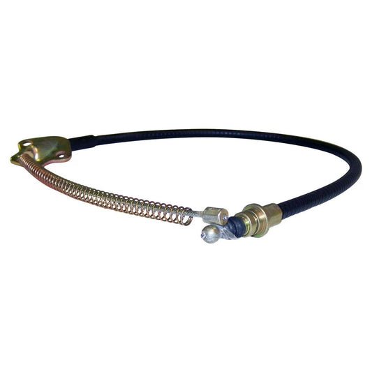 Rear Left Parking Brake Cable 30.5 Inch Bolt-On Style Fits 1976-1978 Jeep CJ5 CJ7 with 11 Inch Brakes | PORC Off Road Products | Replaces 5355325, 16730.07