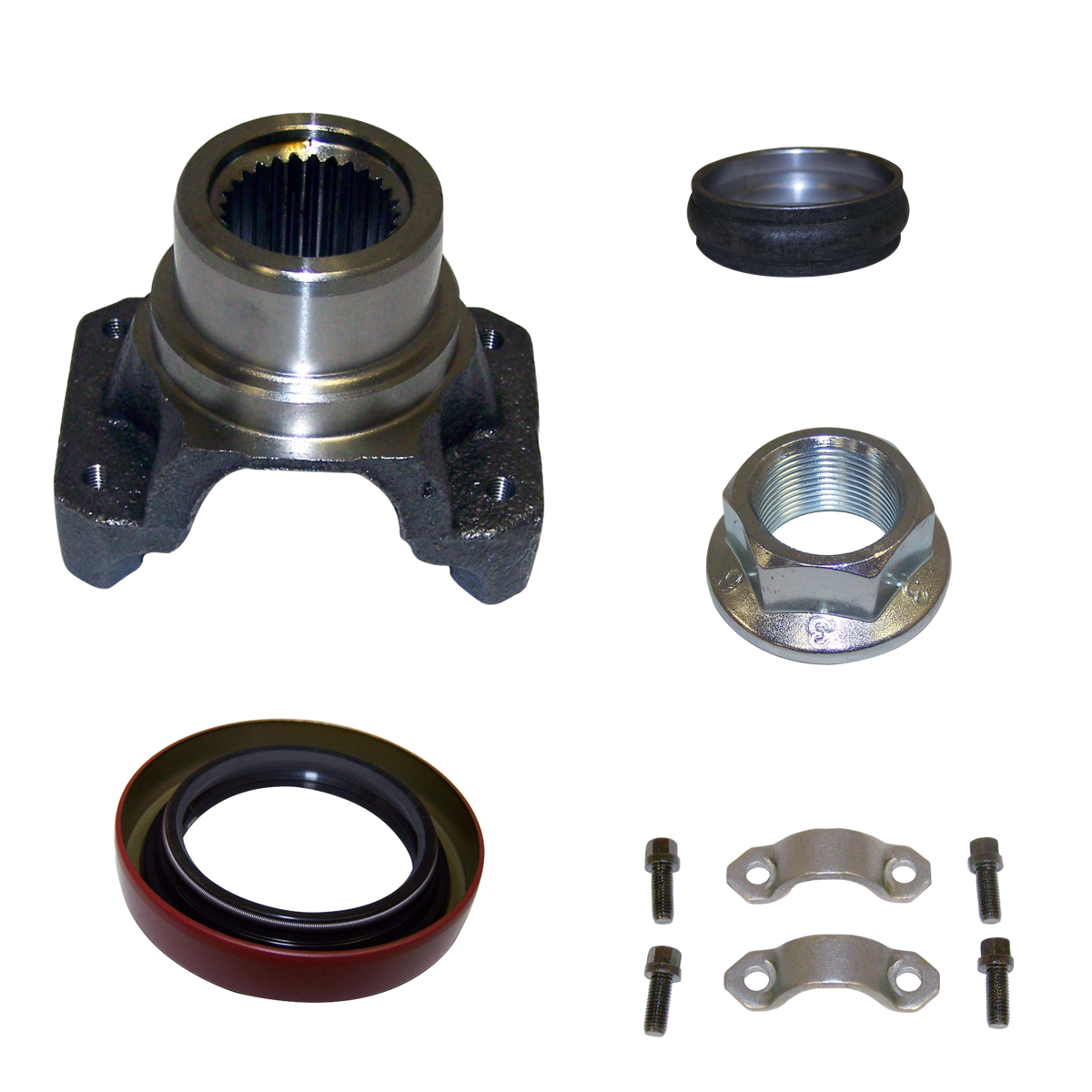 Rear AMC 20 Pinion Yoke Kit | 1310 Strap | Jeep CJ5 CJ7 CJ8 SJ & J-Series