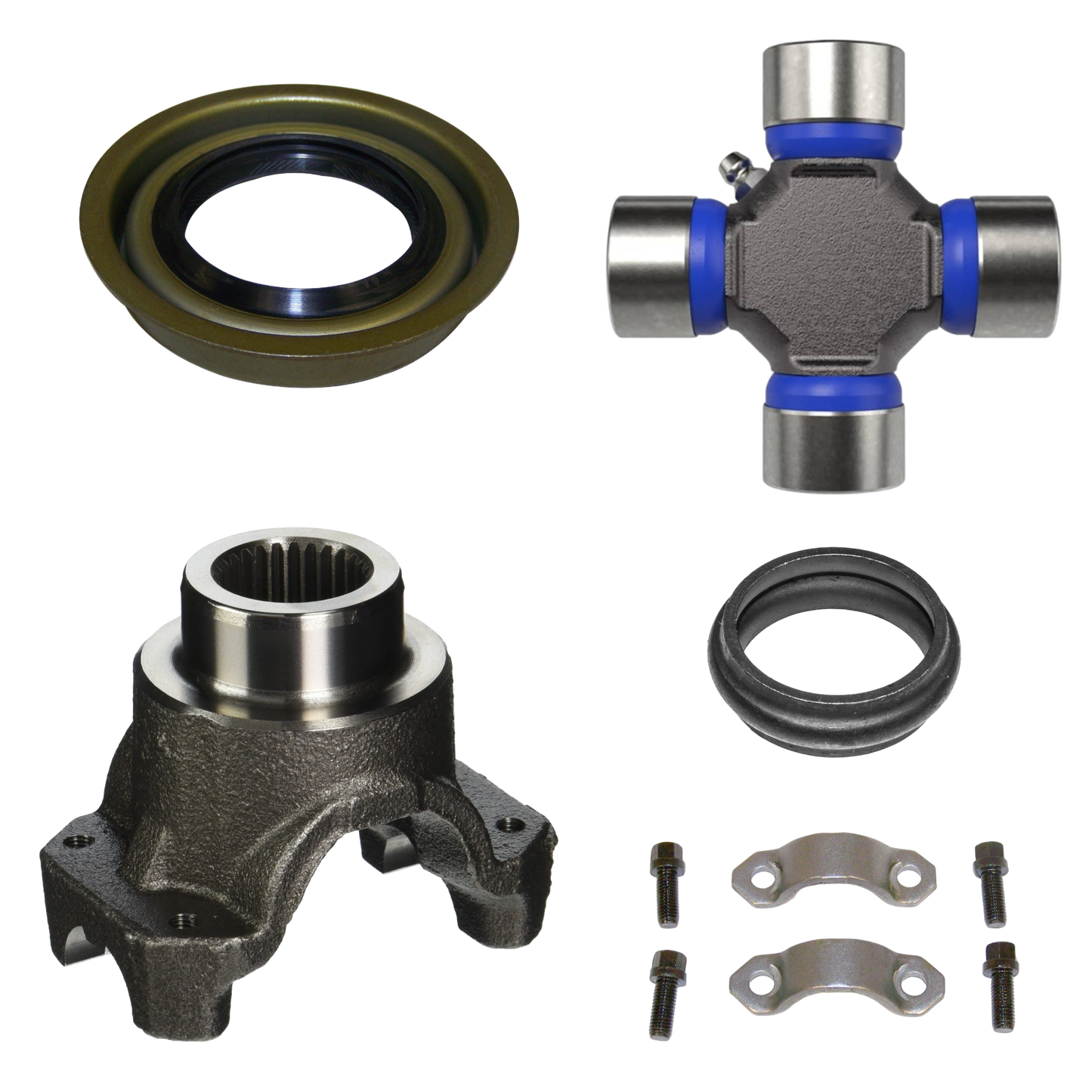 Rear Chrysler 8.25 Pinion Yoke Kit w/ 1310 U-Joint | 3" | 97-01 Cherokee XJ