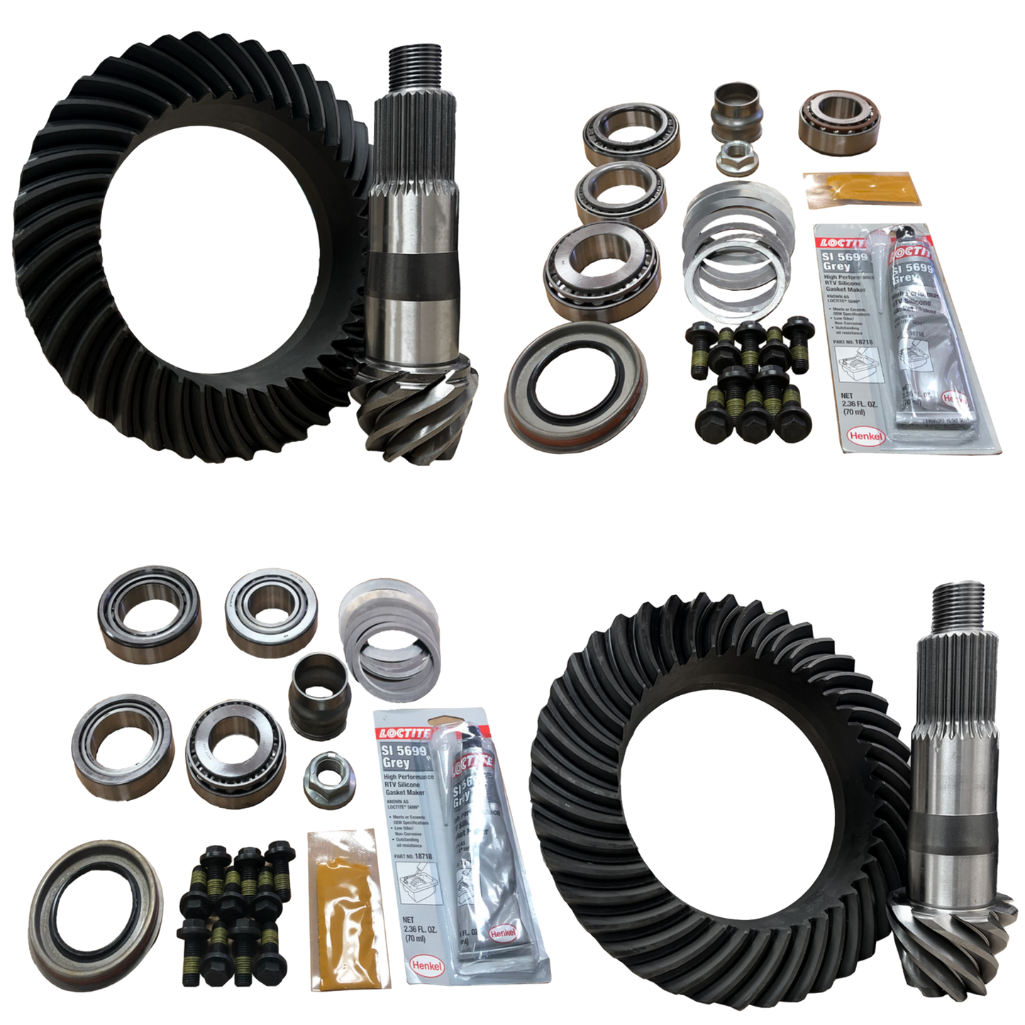 Jeep Wrangler JL Rubicon and Gladiator Dana 44 4.56-5.13 Ratio 2-Cut Gear Package Revolution Gear