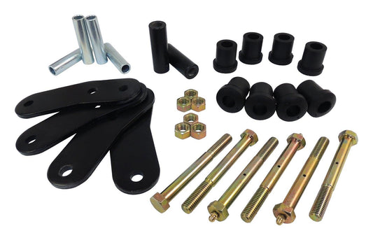 Heavy Duty Shackle Kit for 87-95 Jeep Wrangler YJ | RT21049 | PORC