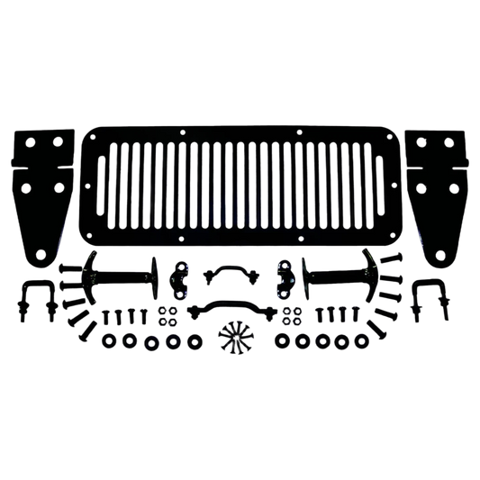 Complete Hood Set (Black) RT26007 11201.01 fits 78–95 Jeep CJ5, CJ7, CJ8 & YJ