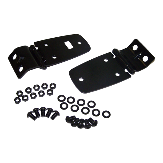 97-06 Jeep TJ Wrangler Hood Hinge Kit (Black) RT26045 11205.02 7632