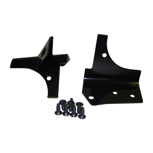 97-06 Jeep TJ Wrangler Windshield Light Bracket Kit (Black) RT28001
