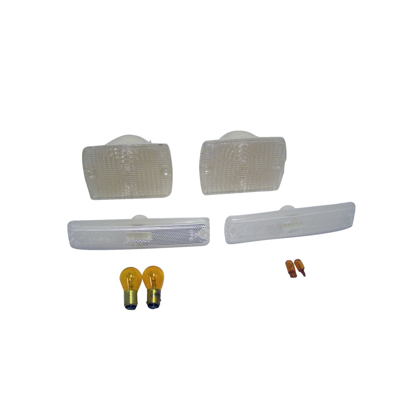 87-93 Jeep YJ Wrangler RT Off-Road Clear Parking & Side Marker Light Kit RT28010