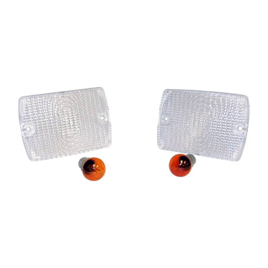 87-93 Jeep YJ Wrangler RT Off-Road Clear Parking Lamp Kit RT28012